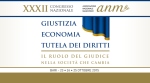 Dal 23 al 25 ottobre a Bari il XXXII Congresso nazionale dell’ANM
 - 