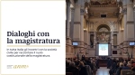Dialoghi con la magistratura in tutta Italia - 