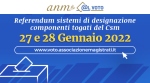 Referendum consultivo ex art. 55 Statuto   Sistemi di designazione componenti togati del Csm - 