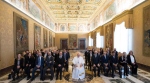 Intervento del presidente Minisci all'udienza concessa da Sua Santità Papa Francesco al CDC dell’ANM in occasione dei 110 anni dalla fondazione - 