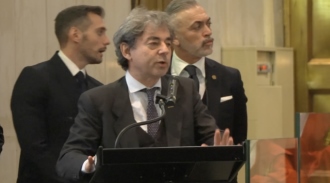 Cesare Parodi all'inaugurazione dell'anno giudiziario