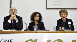 I candidati Pasquale Grasso, Silvia Corinaldesi, Elisabetta Chinaglia