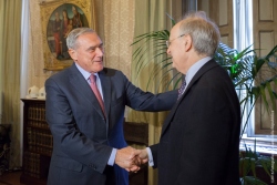 Pietro Grasso, presidente del Senato e Piercamillo Davigo, presidente dell